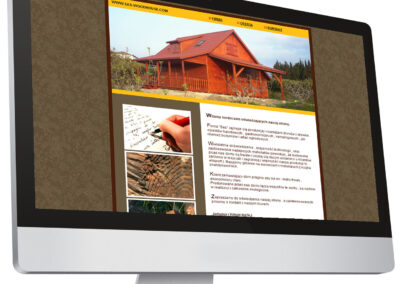 Domy z drewna – strona internetowa