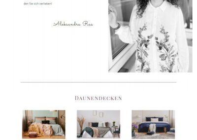 Daunen Atelier – Sklep internetowy